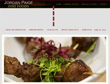 Tablet Screenshot of jordanpaige.com